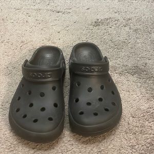 CROCS black clogs size 6 women or size 4 men
